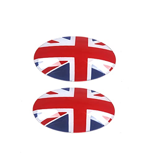 Autocollant en ABS avec drapeau du Royaume-Uni pour Mini Cooper One S JCW F Series F55 Hardtop F56 Hatchback F57 Décapotable à partir de 2016 (housse de levier de vitesse) Cover