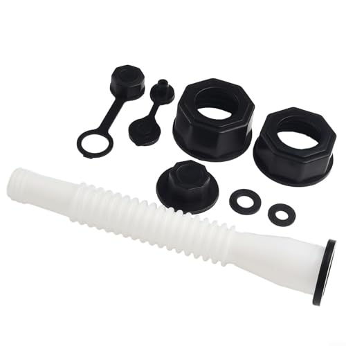 Düse und Entlüftung für einfaches Betanken von Rasenpflegegeräten und Fahrzeugen mit Kunststoffdosen