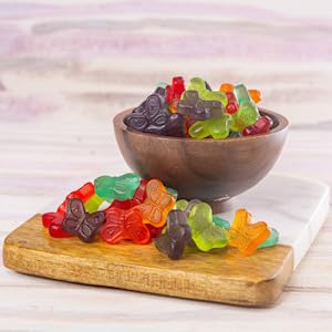 Wockenfuss Candies Gummi Butterflies - 1lb