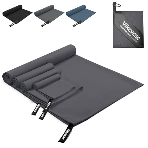 Asciugatura Rapida & Assorbenza Elevata: questo asciugamano in microfibra ha un’assorbenza elevata e si asciuga rapidamente. Rispetto ai tradizionali asciugamani in cotone, questo asciugamani palestra in microfibra assorbe più umidità e si asciuga più rapidamente, rendendolo ideale per il fitness, lo sport, la spiaggia, il nuoto, lo yoga, l'escursionismo e altre attività all'aria aperta.