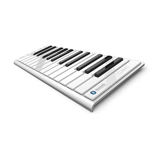 Image of Xkey 25 Air Bluetooth MIDI Keyboard - Apple-Style Ultra-Thin Aluminum Frame, 25 Full-Size Velocity-Sensitive Keys, Polyphonic Aftertouch, Ultra-Low Latency, Simply Plug & Play on iPad, iPhone, Mac, PC