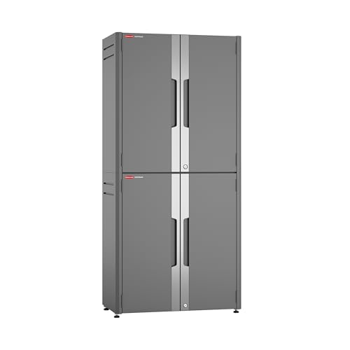 Rubbermaid FastTrack 2 -Door Tall Cabinet, Storage Cabinet, Garage Storage Systems, Garage Organization