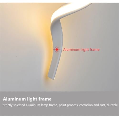 Applique murale LED contre l'éclairage agressif, solution douce pour table de chevet