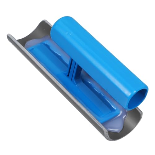 HOMSFOU Truelle à Béton Arrondie pour Finition des Bords Outil De Lissage Plastique pour Projets De Bricolage Application De Revêtements Imperméables Et Lisses