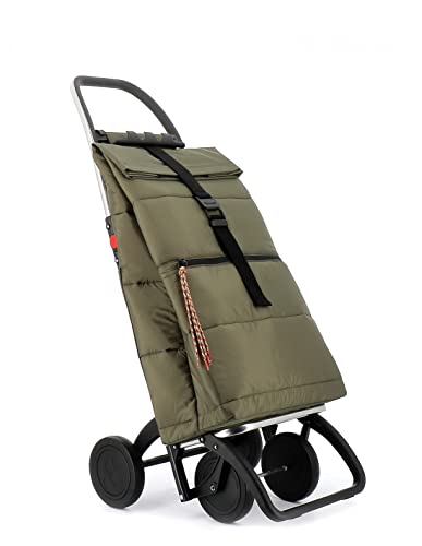 Klappbarer Einkaufstrolley Rolser Big Polar 4 Räder - Kaki – Bild 6