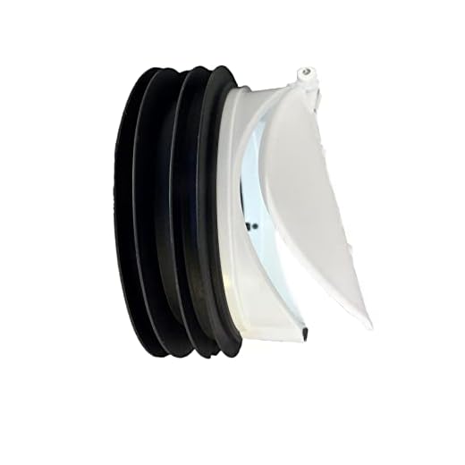 UZMAN 1X Rattenschutzklappe DN 90-100/110 mm Adapter, Rattenklappe, Rückstauklappe, Rückstausperre, Bau Rückstausicherung, KG Rohr abwasser Fäkalien Rattenstop Rattenschutz