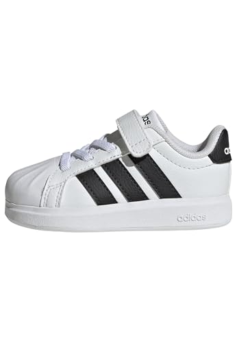 Adidas Unisex-Baby Streetalk Elastic Lace White/Black/Black 9