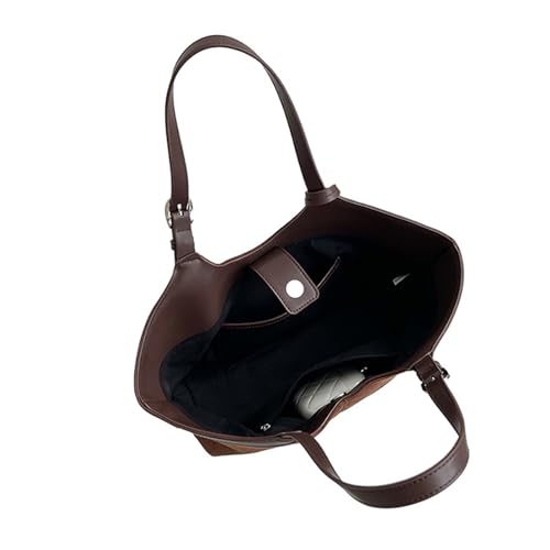 Sac à bandoulière d'inspiration vintage en daim PU pour femme - 4
