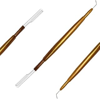 Eye lash Separator Tool Pro Lash Lift Tools and Tint Kit Professional Lifting - Lashes Separater Perm Extension Separating Comb Tinting Lifter Eyelashes Separator Supplies, Golden