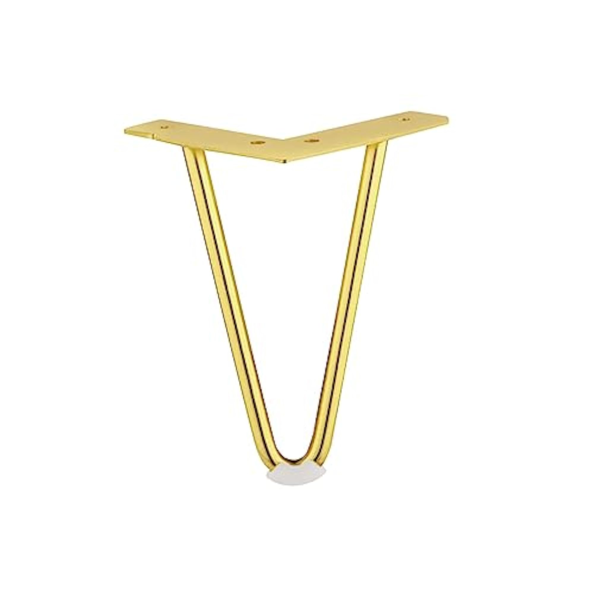 Durable Electroplated Sofa Feet for Sofa & Cabinet, 15cm Gold