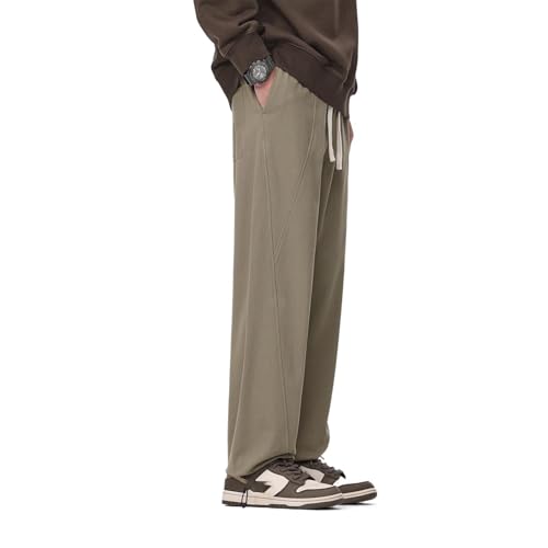 Men's Pants American Retro Spring Summer Workwear Drawstring Cuffed Sport Casual Commute Trouser