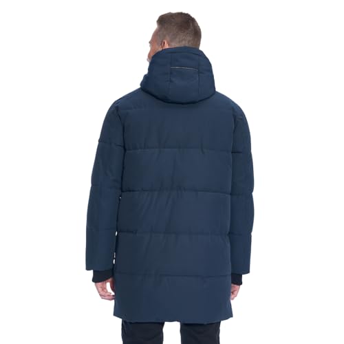 Image of ALPINE NORTH Jasper Men's Vegan Down Winter Coat - Warm Insulated Puffer Coat with Hood For Men