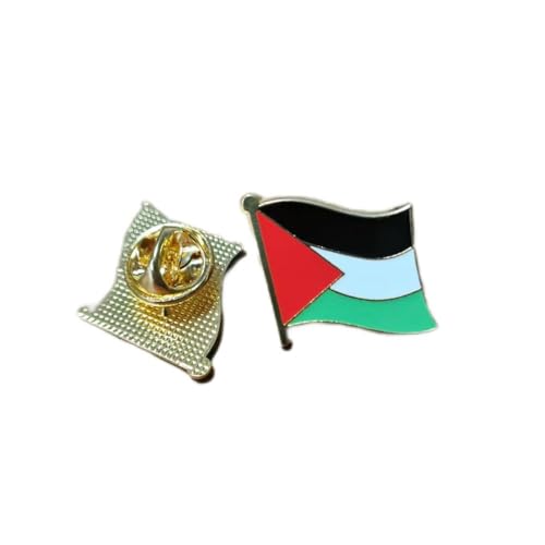 Palestine National Flag National Emblem Enamel Pin Palestinian Brooch For Backpack and Coat