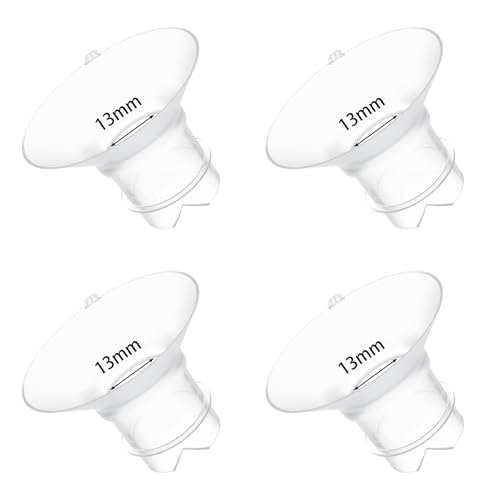 4 piezas de insertos con brida 13mm para extractor de leche miniatura 1