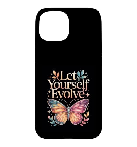 Let Yourself Evolve Butterfly ���`�x�[�V�����̈��p �X�}�z�P�[�X iPhone 15 �p