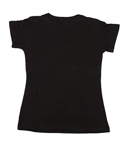 Image of indi weaves Girls Pure Cotton Chest Printed Half Sleeves Round Neck T-Shirts (Pack of 4)