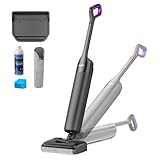 Eureka FloorShine 460 Fregona Eléctrica Aspiradora Fregadora sin Cable Se Acuesta 180°, Anti-Enredos para Pelo de Mascotas