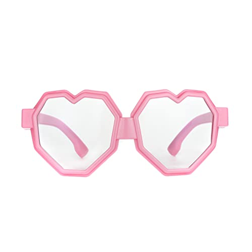 Image of laureles Fashion Heart Shaped Goggle Y2K Sunglasses Women One Piece Oversized Love Sun Glasses Men