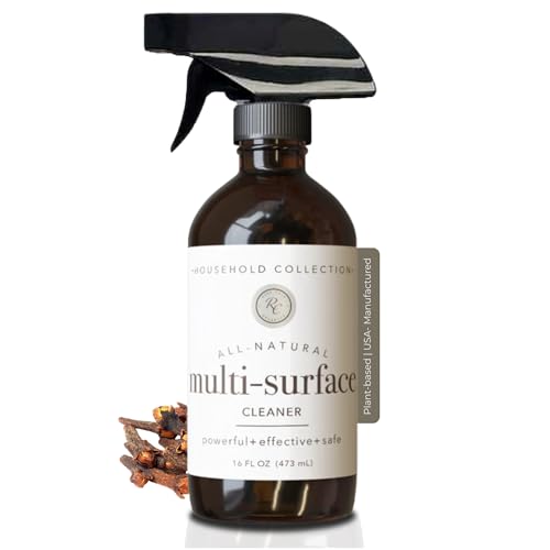 Rowe Casa Organics Multi-Purpose Cleaner Spray Powerful Effective & Safe All Purpose Cleaner with Therapeutic Grade Essential Oils 16 Fl. Oz. Cleaning Spray Bottle