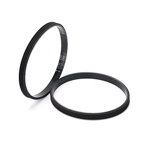 2 Stück Staubsauger-Gummiriemen 4EPH219 (4 Rillen, Umfang 219 mm x Breite 7,2 mm), kompatibel mit Shark NV601UKT AZ2002 AZ2000