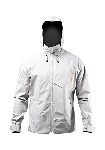 Zhik Mens INS200 Coastal Sailing Yachting and Dinghy Coat Jacket - Platinum - Breathable - Size - L
