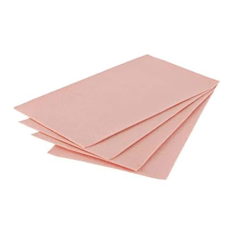 Pack of 4, HAPLA Fleecy Web Extra by Guxson Gerrard, 100% Cotton Padding with a Raised Fleecy Surface, Hypoallergenic Adhesive, 9"x16"(22.5cm x 40cm), Professional Grade chiropodial podiatric Product Cover