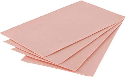 Pack of 4, HAPLA Fleecy Web Extra by Guxson Gerrard, 100% Cotton Padding with a Raised Fleecy Surface, Hypoallergenic Adhesive, 9"x16"(22.5cm x 40cm), Professional Grade chiropodial podiatric Product