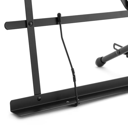 TIGER MUS25-BK Desktop Notenständer - Zusammenklappbarer Tischständer mit Tragetasche, Schwarz