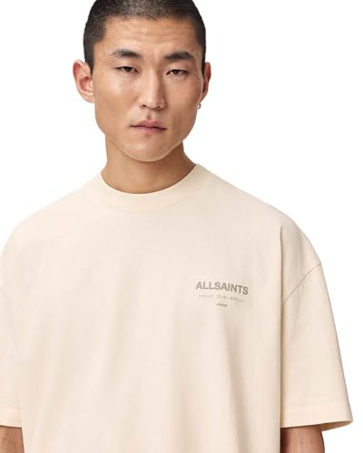 Image of AllSaints Men's Underground Oversized Short Sleeve Crew Neck Shirt