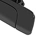 DNA MOTORING Rear Left Outer Door Handle Compatible with 01-05 Honda Civic Sedan, Black, OEM-DHO-01060