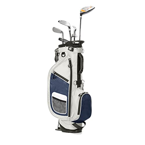 Lightweight Golf Bag with Strap and Stand, Space Saving Mens Golf Bag, Practical and Stylish, with Auxiliary Handle, with Dust Cap, Waterproof Golf Stand Bag