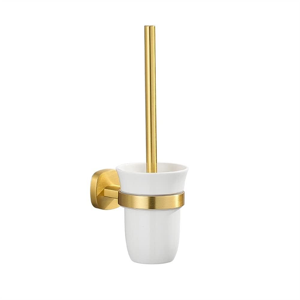 Toallero Accesorio de baño de aluminio Toallero, Soporte de papel Soporte para cepillo de baño, Gancho para soporte de toalla Gancho de fila de accesorios de baño de oro cepillado para cocina de baño