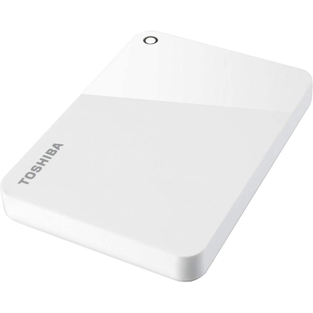 Toshiba Canvio Advance 1TB Portable External Hard Drive USB 3.0, White (HDTC910XW3AA)