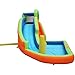 Banzai Gushing Geyser Water Spraying Inflatable Outdoor Water Park with Water Slide, Overhead Sprinkler, Spraying Hose, and Splash Pool, Multicolor