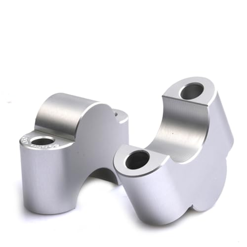 motorrad lenkererhöhung Für VOGE 525DSX DSX525 DS 525 X DS525X Motorrad Lenker Riser Up Clamp Mount Kegel Lenker Riser(A Just Height-silver)