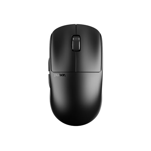 Image of Pulsar Gaming Gears X2 Crazylight Wireless Gaming Mouse, Ultra Lightweight 1.38 oz (39g), Optical Switch, 32000 DPI, 750 IPS, XS-1 Sensor, 8k Compatible (Medium, Jet Black)