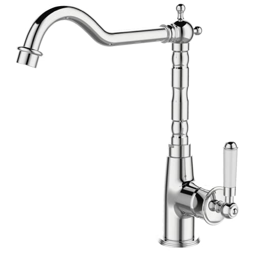 Essebagno Leeds mitigeur évier rétro chrome