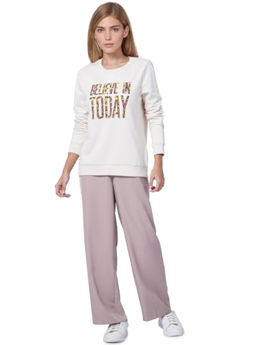 Image of VERO MODA Women's Cotton Round Neck Sweatshirt