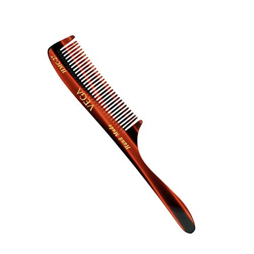 Image of Vega Grooming Hair Comb,Handmade, (India's No.1* Hair Comb Brand) for Men and Women, (HMC-27)