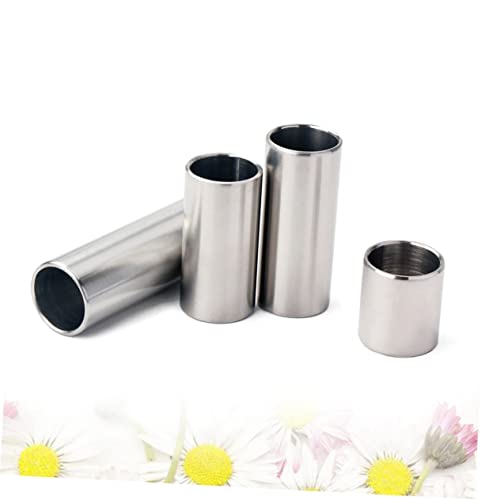 Abaodam Essential Accessory for Guitars 4pcs Chrome Sliding Rods 28mm/51mm/60mm/70mm Large Size Sliders