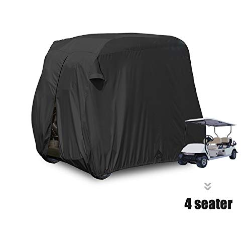 moveland 4 Passenger Golf Cart Cover Outdoor Accessories|Waterproof Dust, Extra PVC Coating Custom