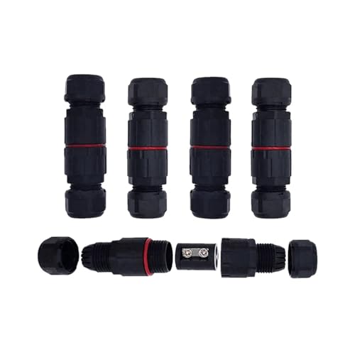 Conector M12 2 pines IP68 mini terminal de soldadura a tope retardante de llama MN12-2