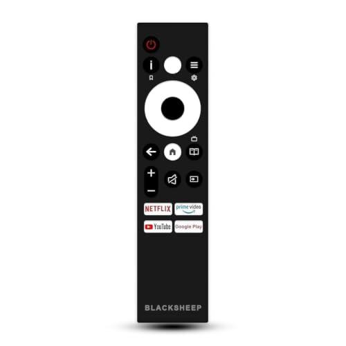 Image of BLACKSHEEP Compatible with Thomson Google Tv Remote Phoenix Series Original Model 50OPMAXGT9020 55OPMAXGT9030 65OPMAX9033 43OPMAX9099 50OPMAX9077 55OPMAX9055 Suitable 43 50 55 65 75 Inch