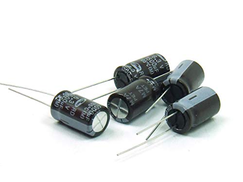 POPESQ® 5 pcs. x Condensateur electrolytique 1500uF 6.3V #A3919 Cover