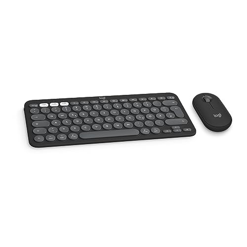Logitech Pebble 2 Combo - Layout francese AZERTY, grafite tonavle