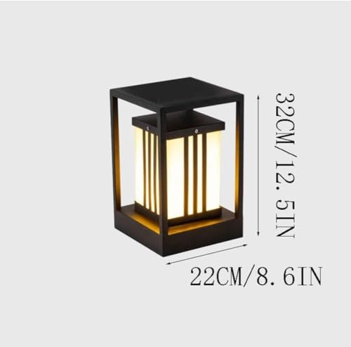 Image of Gate Light Outdoor Lamp Garden for Home Gate, Black (Pack of 2 Pc) (Grey-NJ)