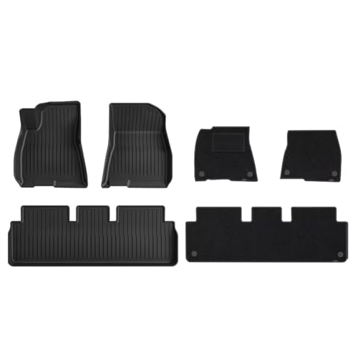 Tapis de coffre pour Tesla Model 3 : revêtement de sol TPE double couche premium