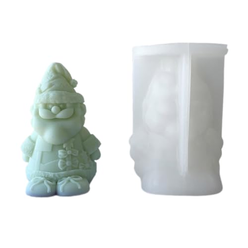 Candle Silicone Mold DIY Aromath Candle Old Man Snowman Gypsum Mold