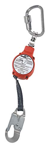 Image of Miller by Honeywell MiniLite 11-Foot Personal Fall Limiter with Steel Carabiner and Snap Hook, 310 lb. Capacity (FL11-1-Z7 /11FT)