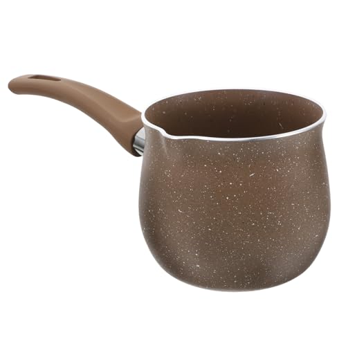 STOBAZA Butter Warmer Small Nonstick Milk Cooking Pot Machine Heat Resistant Ramen Noodle Pot